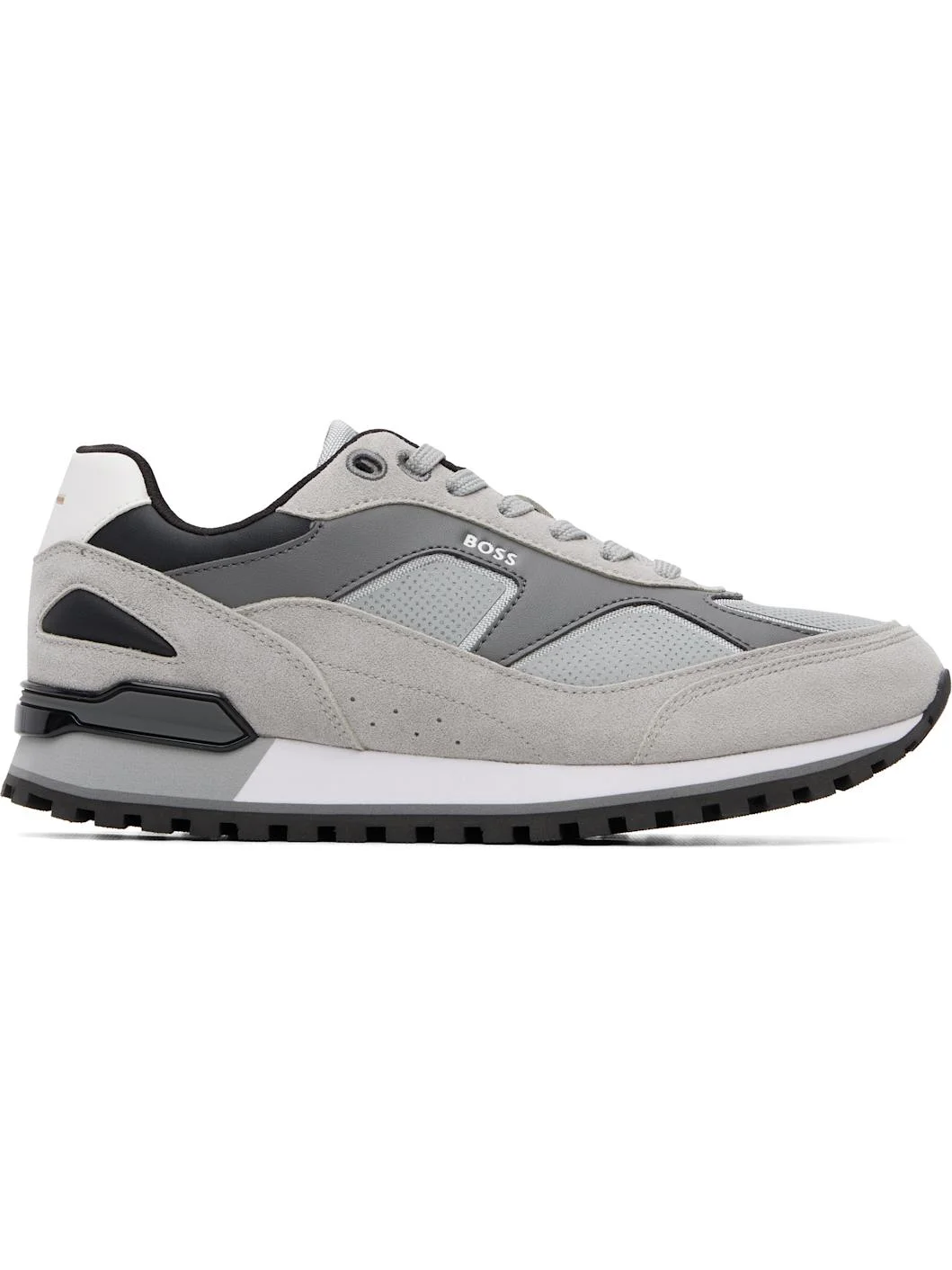Gray Suede Sneakers - 1