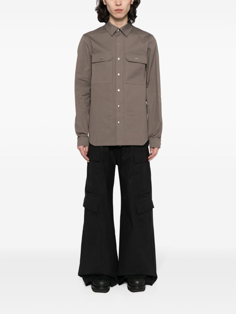 cotton shirt jacket - 2