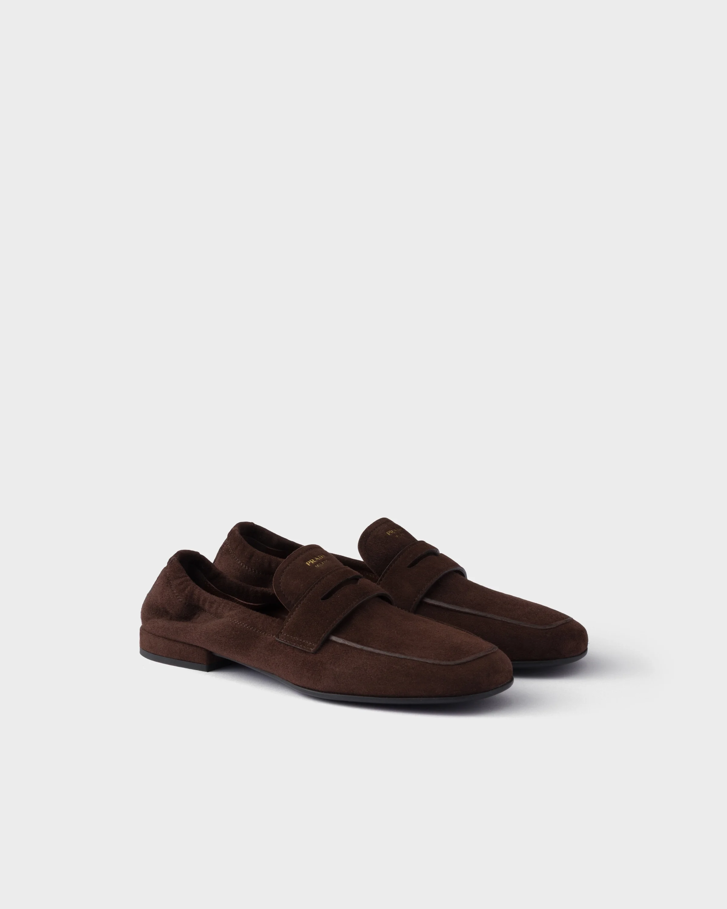 Shuffle antiqued suede loafers - 1
