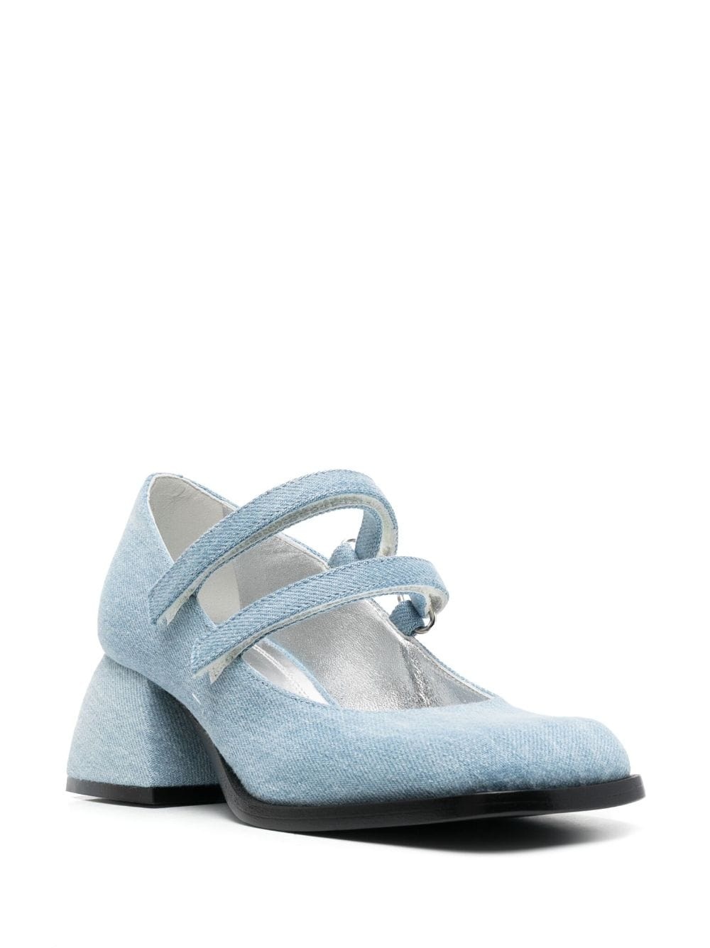 Bulla denim 50mm pumps - 2