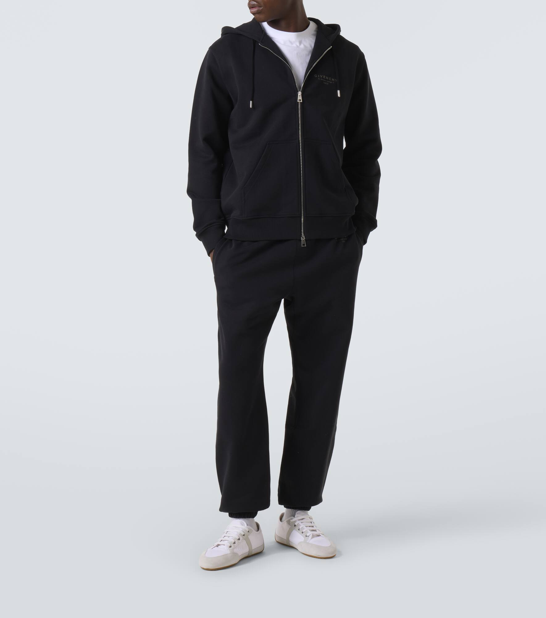 Givenchy Stamp cotton fleece sweatpants - 2