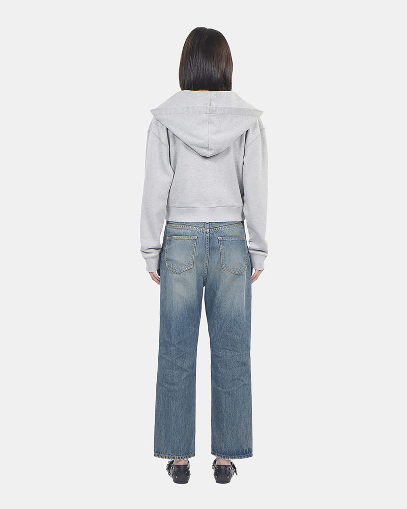 GREY BLAZON HOODIE 5