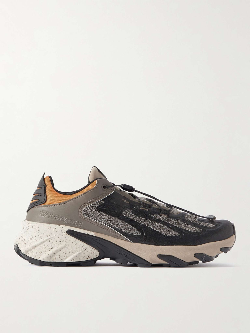 Speedverse PRG Vegan Leather and Rubber-Trimmed Mesh Sneakers - 1