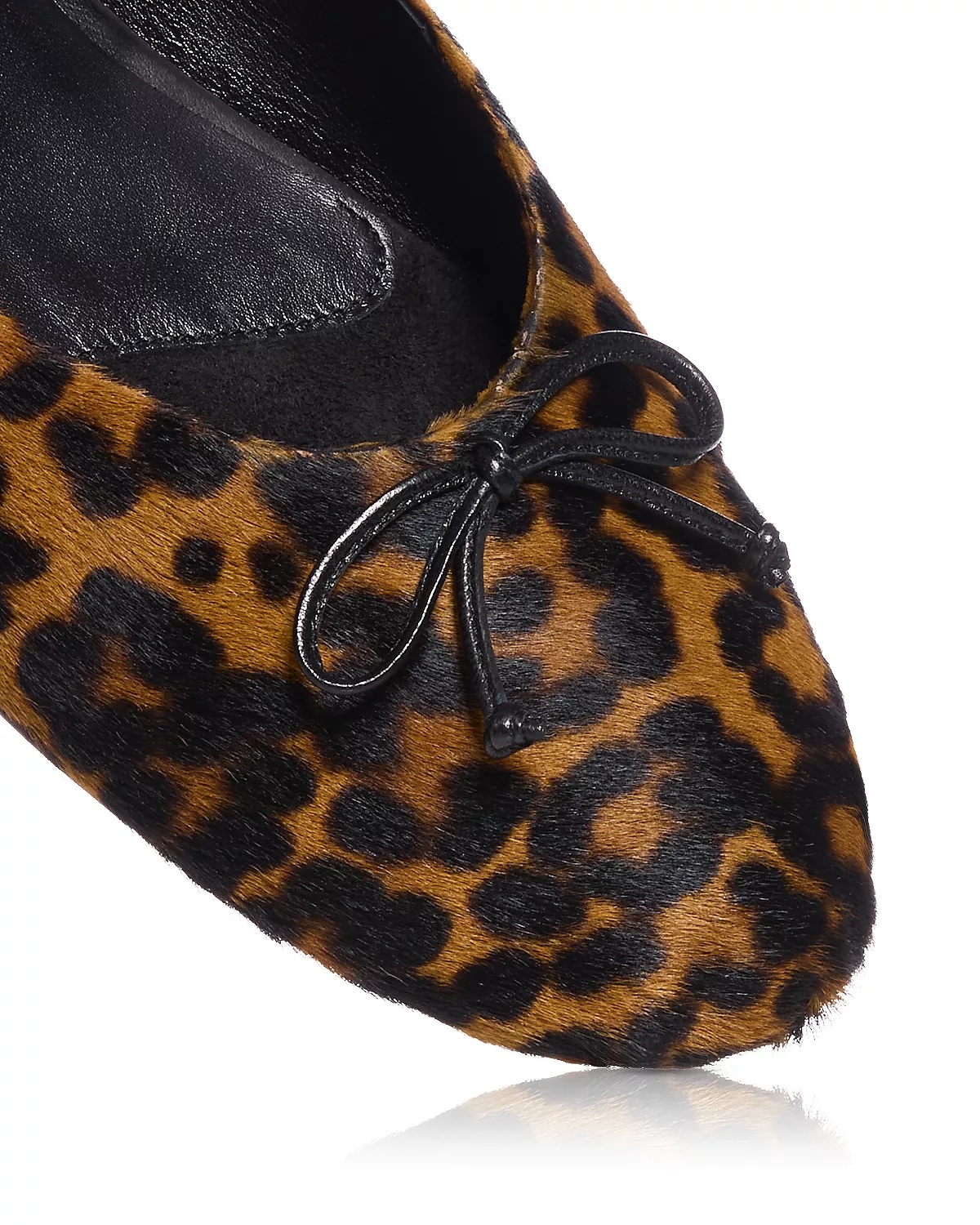 Women's Prima Bow Calf Hair Ballet Flats - 5