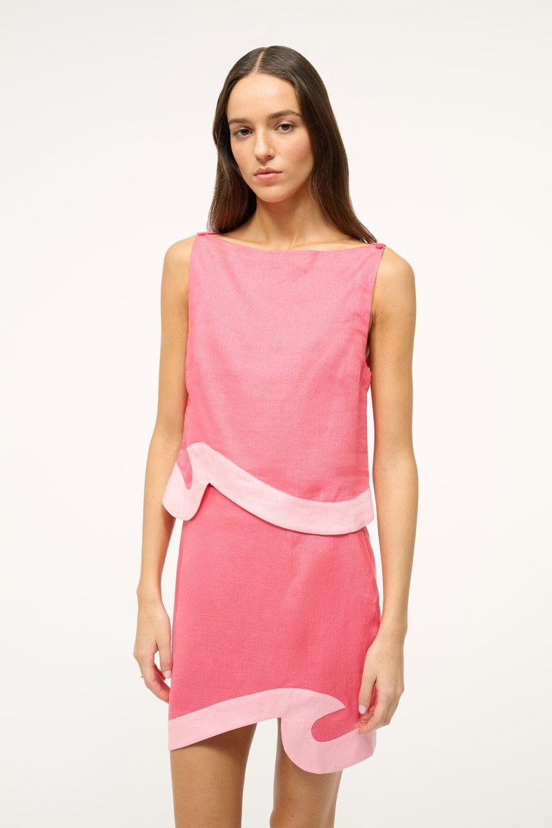 STAUD STAUD RAPHAEL TOP CORAL PARADISE PEARL PINK outlook