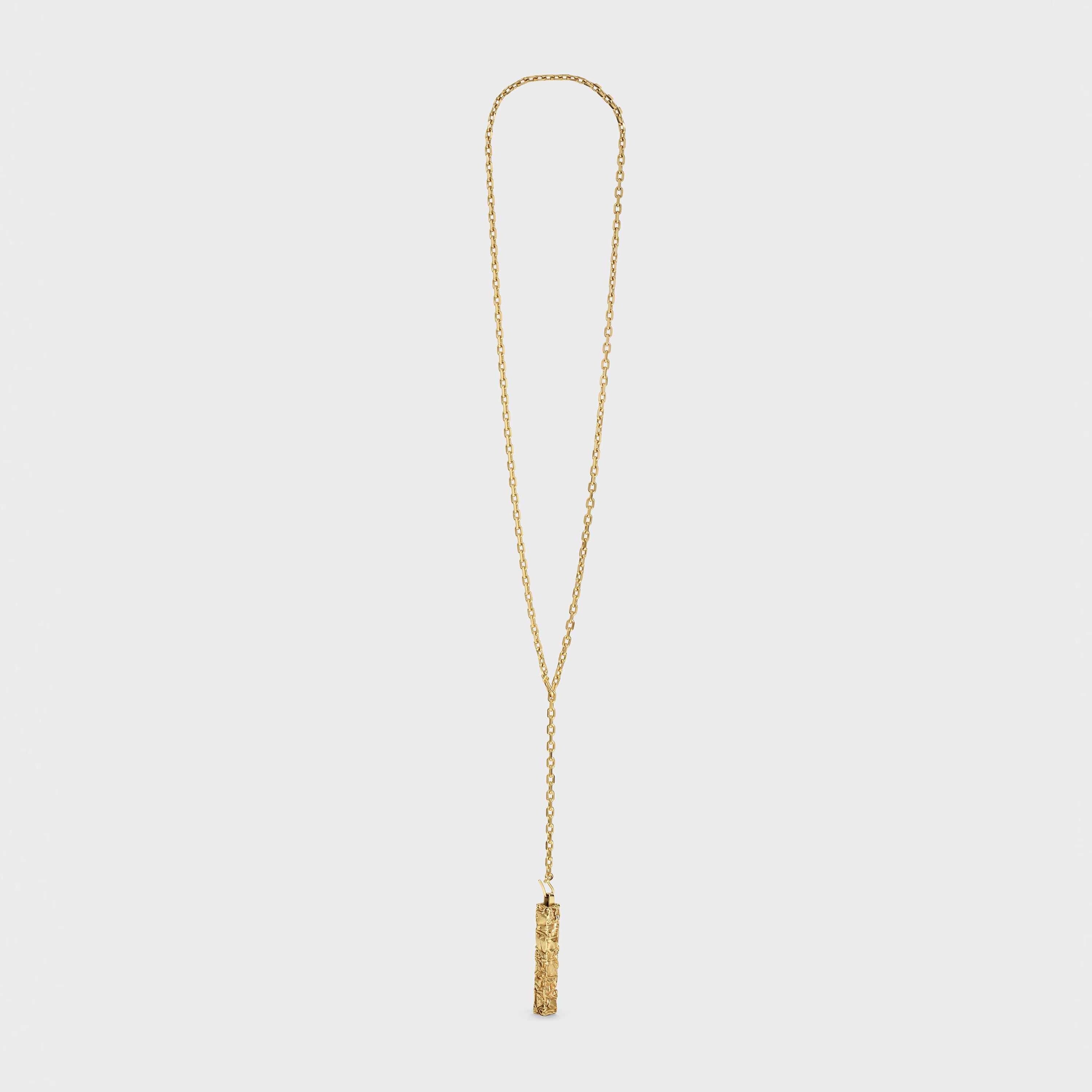 Celine César Project Compression Necklace in Vermeil - 1