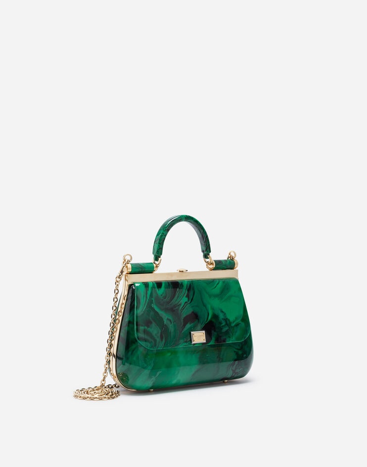 Sicily box bag in malachite sint glass - 3