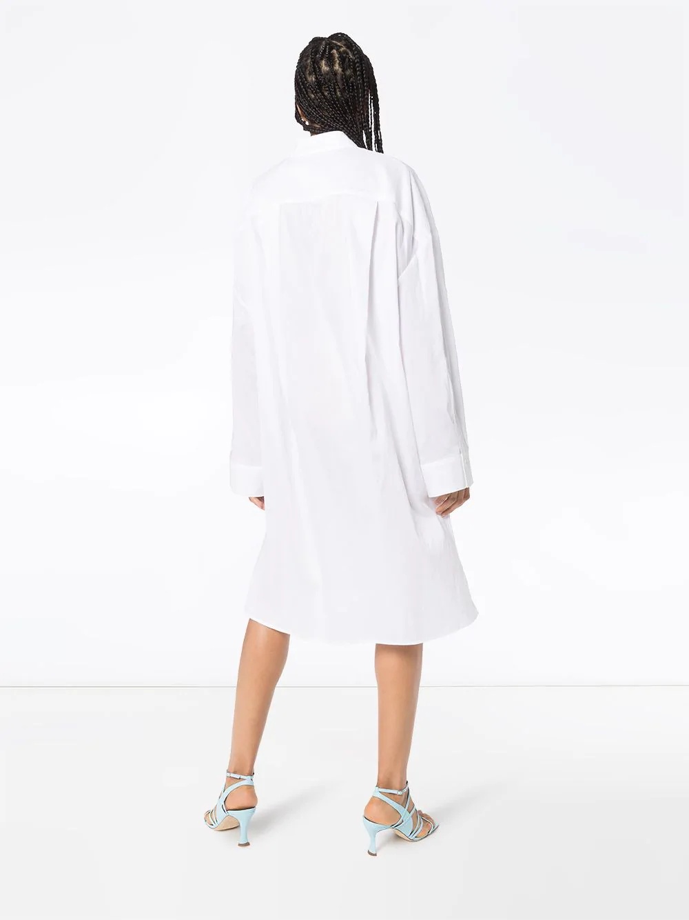 shift-silhouette shirt dress - 3