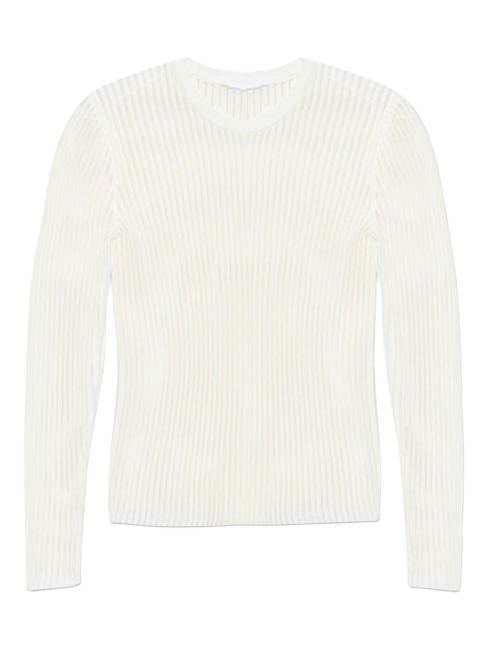 ribbed long-sleeve top - 1