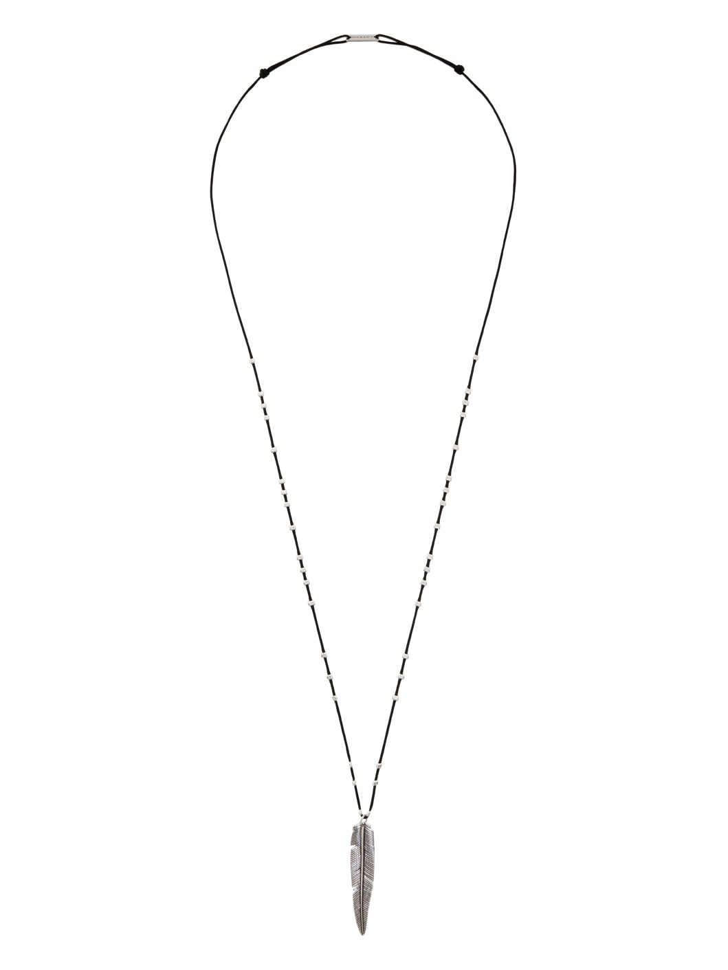 Black & Silver My Car Necklace - 1