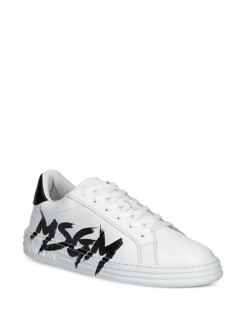 MSGM logo-print sneakers outlook