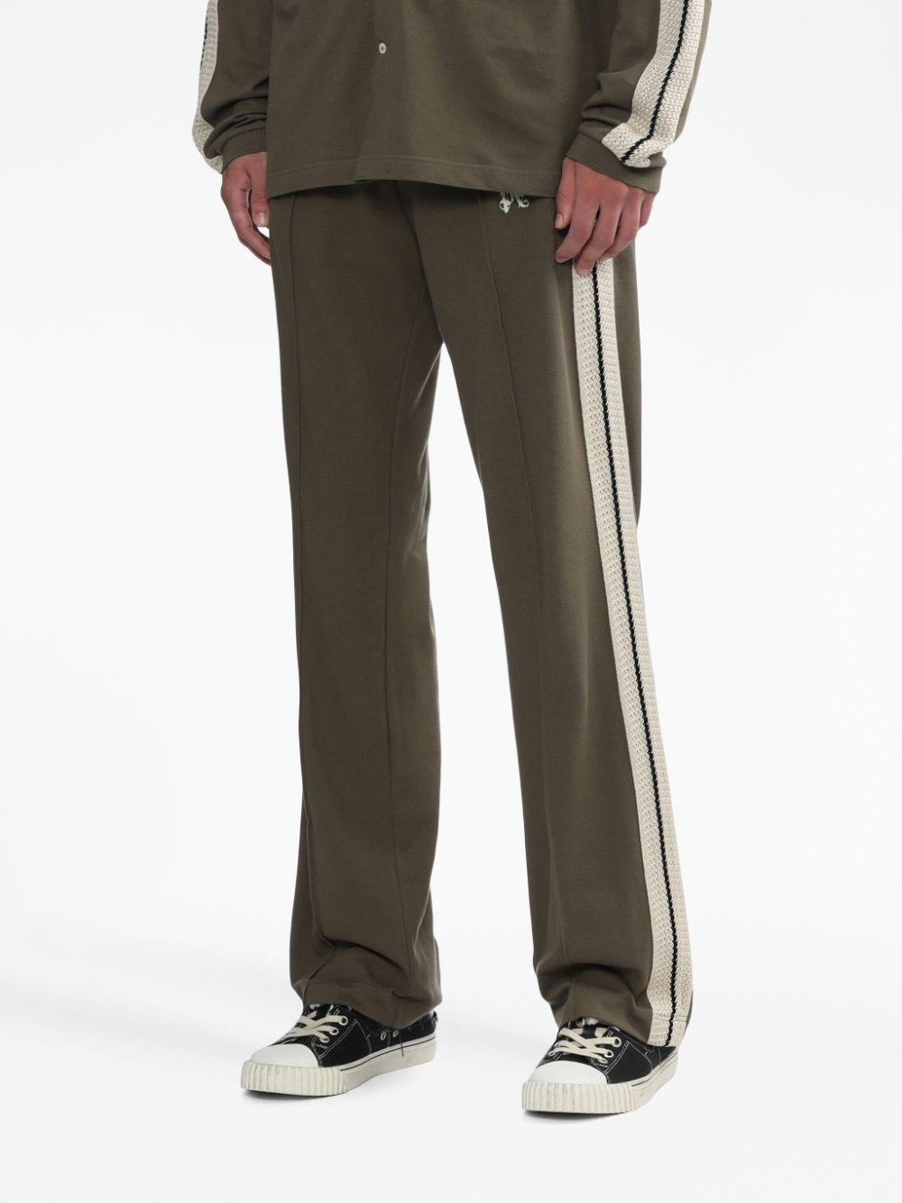 monogram-embroidered track pants - 3
