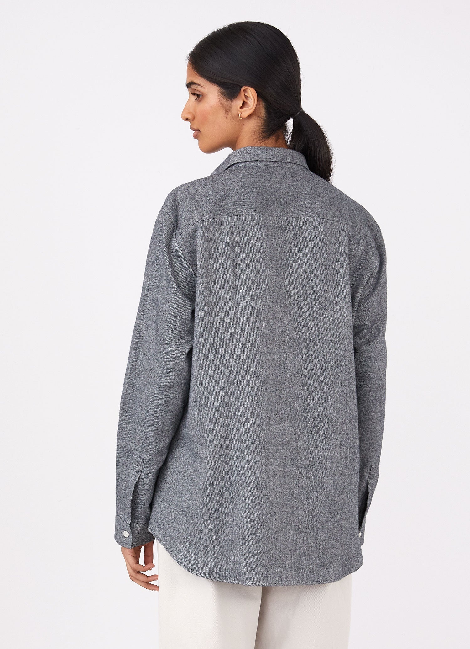 Flannel Oversized Shirt - 4
