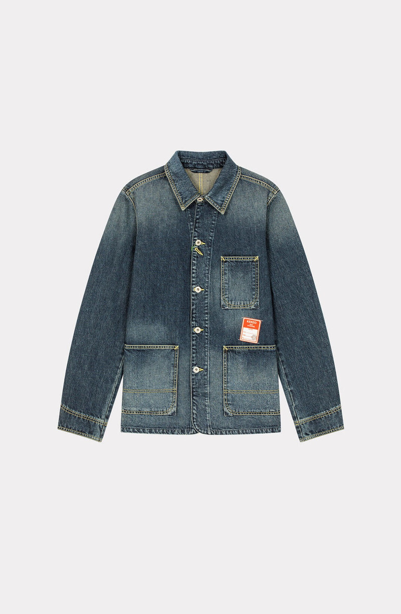 Denim 작업복 재킷 - 1