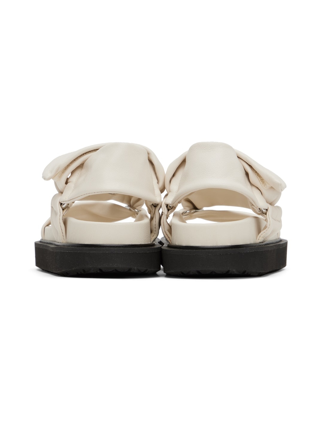 White Naori Leather Sandals - 2