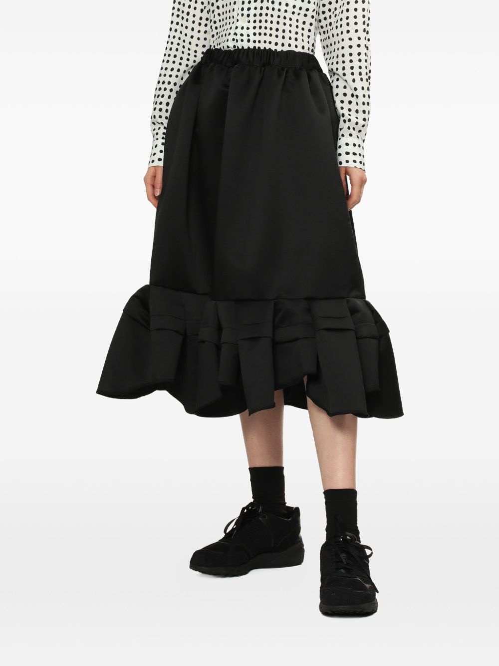 ruffled elastic-waist skirt - 3