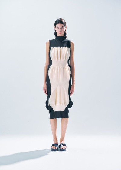 ISSEY MIYAKE SHAPED NUDE DRESS outlook