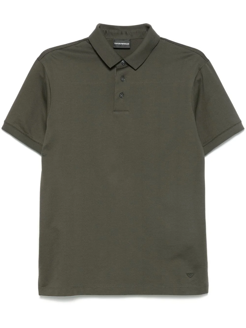 patterned-jacquard polo shirt - 1