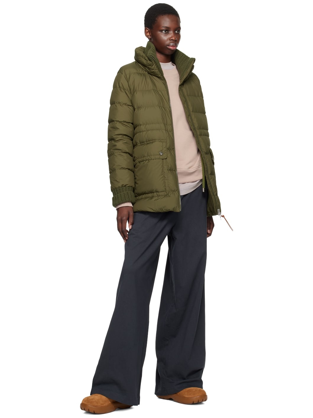 Green Baux Short Down Jacket - 5