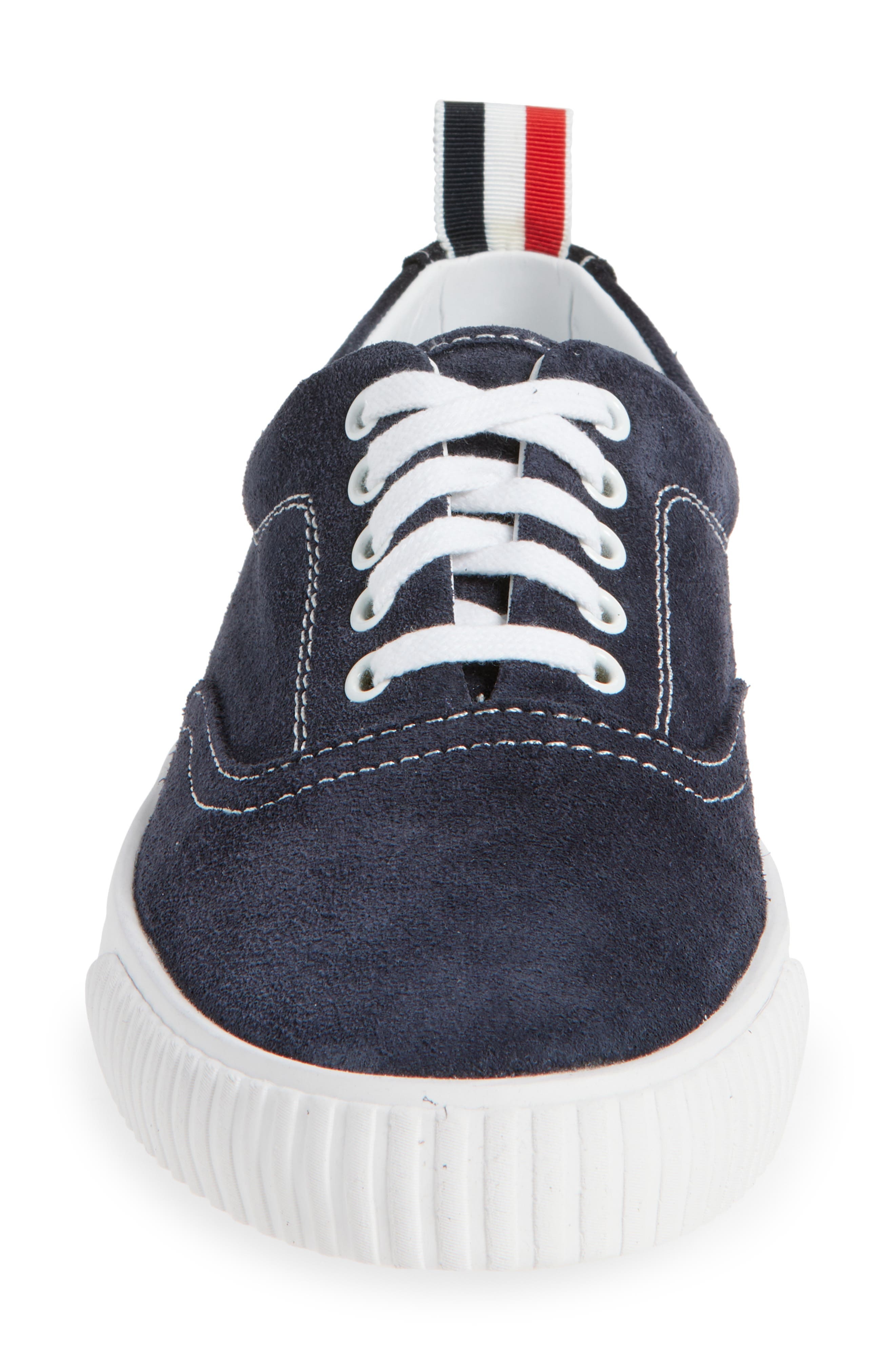Thom Browne Heritage Low Top Sneaker in Navy at Nordstrom - 4