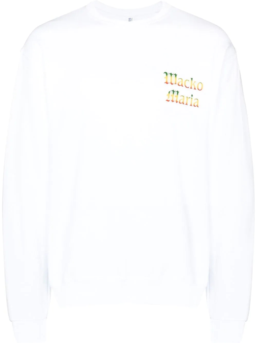 logo-print crew-neck sweatshirt - 1