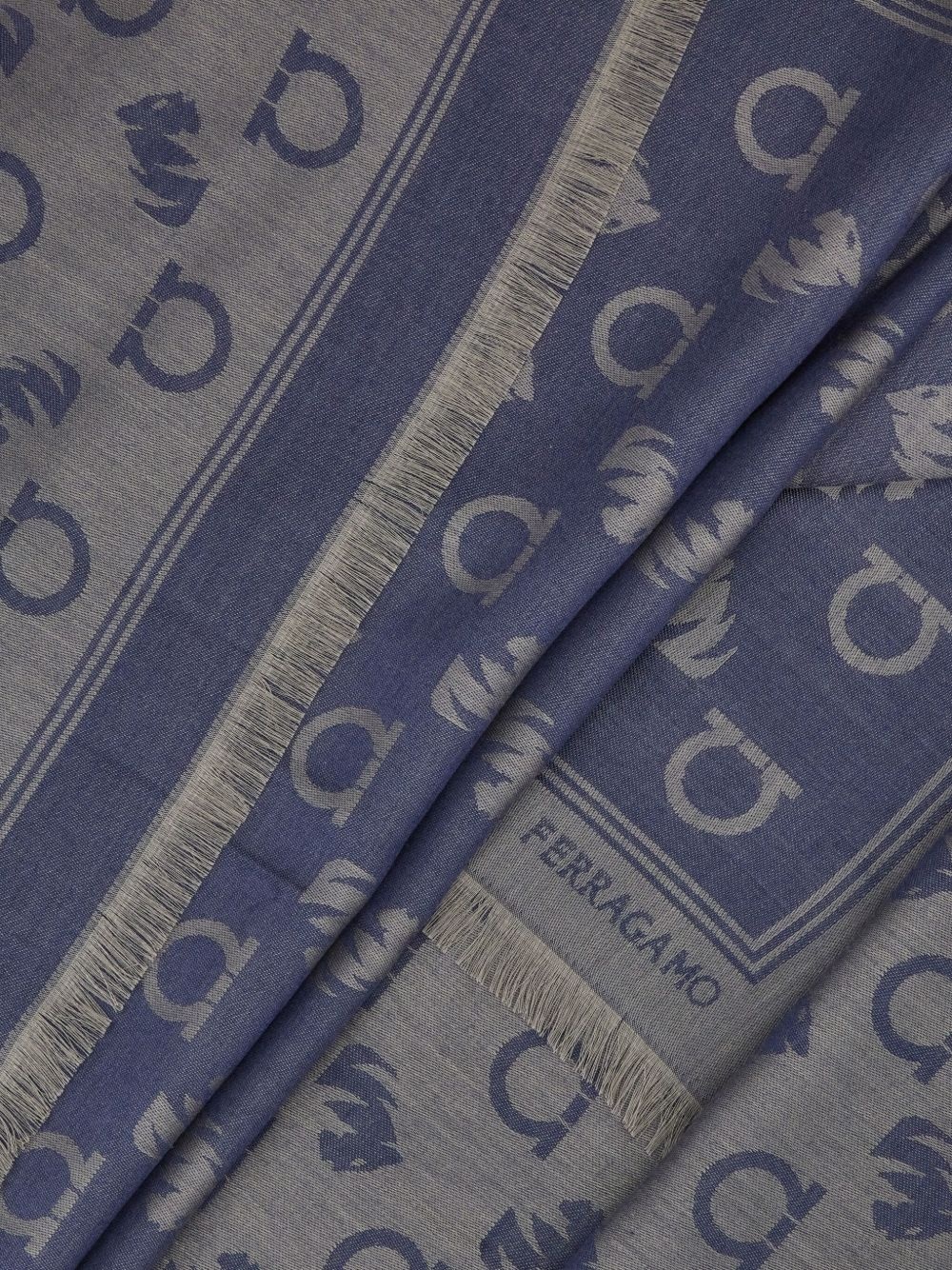 monogrammed scarf - 2