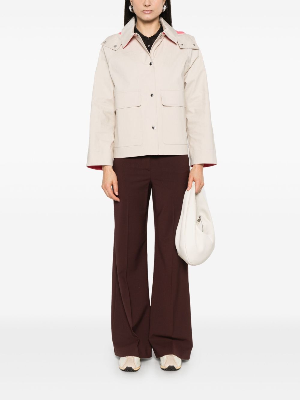 detachable-hood jacket - 2