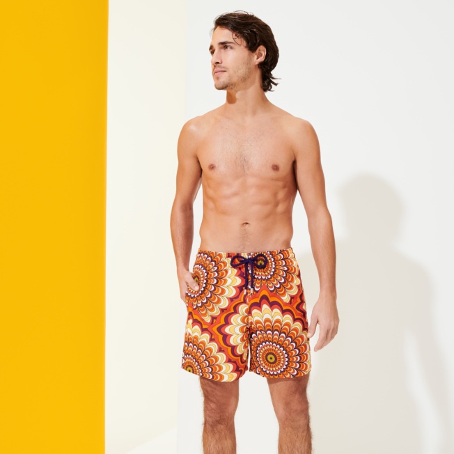 Men Swim Trunks 1975 Rosaces - 3