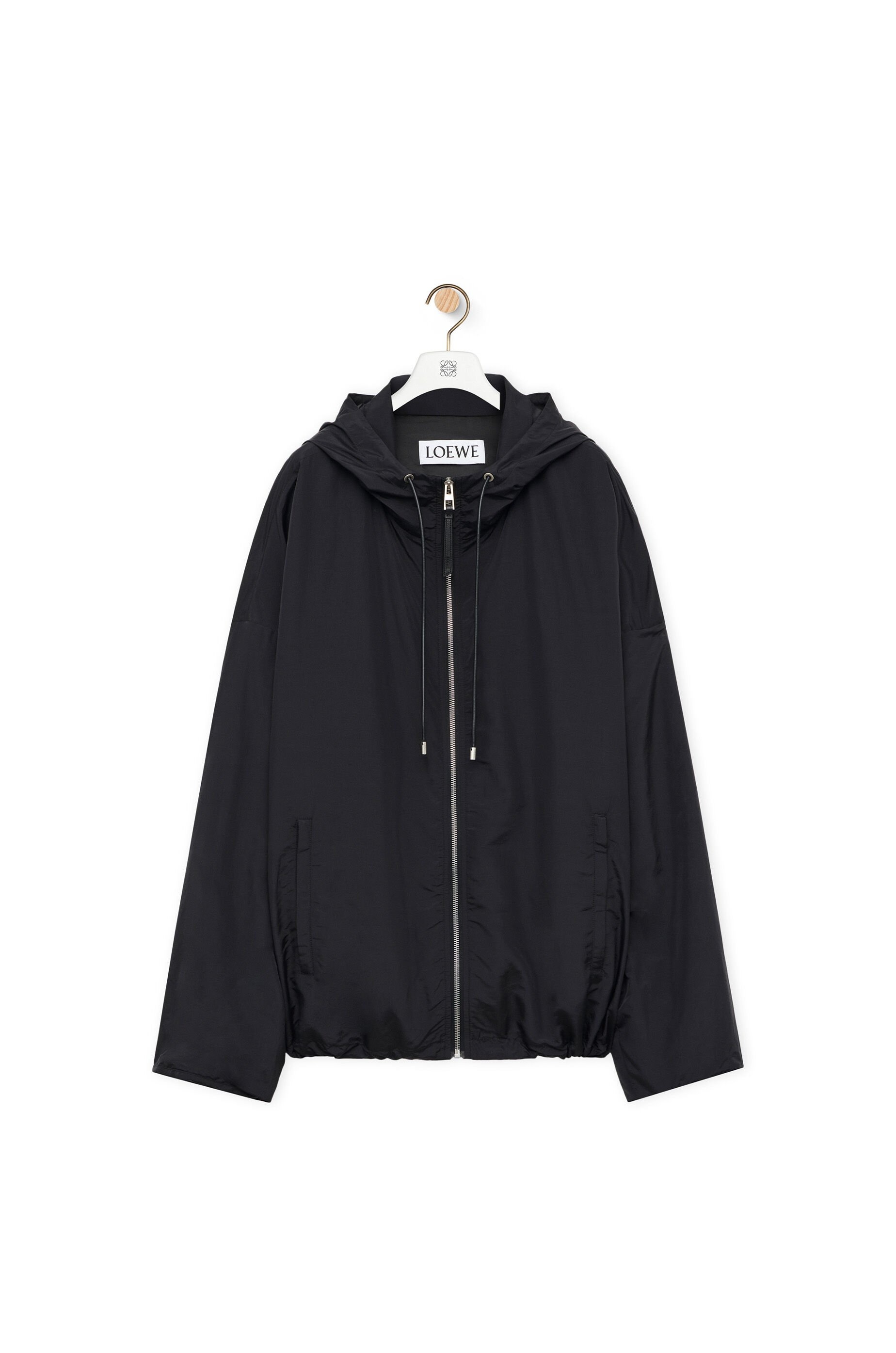 Loewe Hooded jacket in technical silk | REVERSIBLE