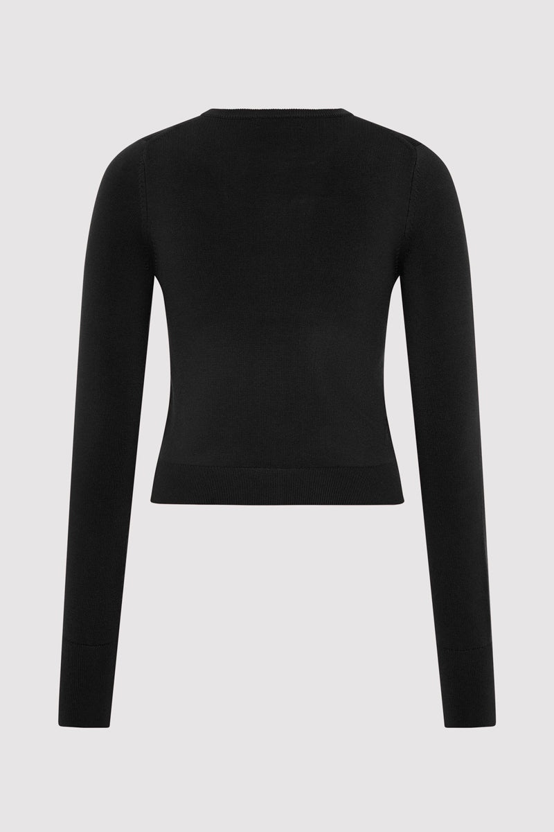 Classic Cardigan - Black - 7