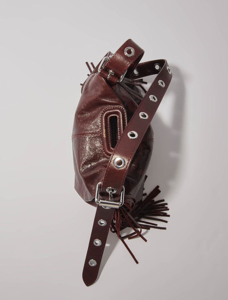 Miss M mini cracked leather bag 7