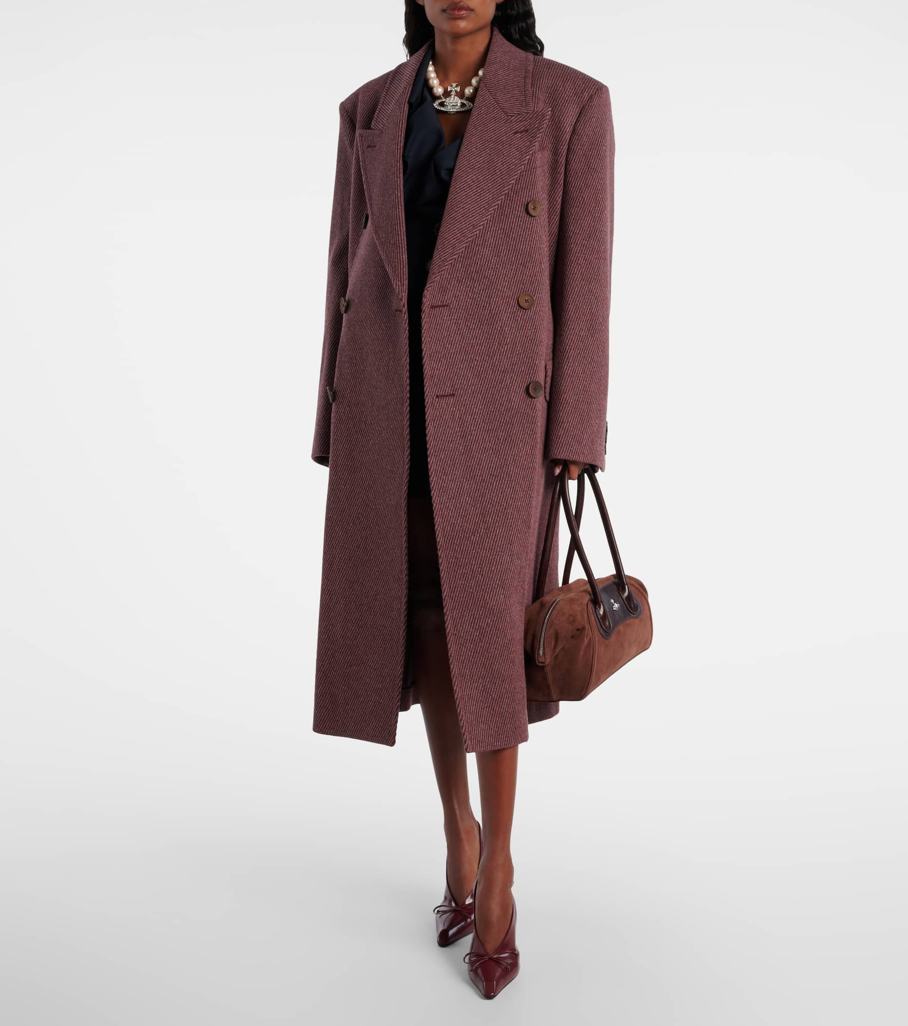 Winston twill wool coat - 2