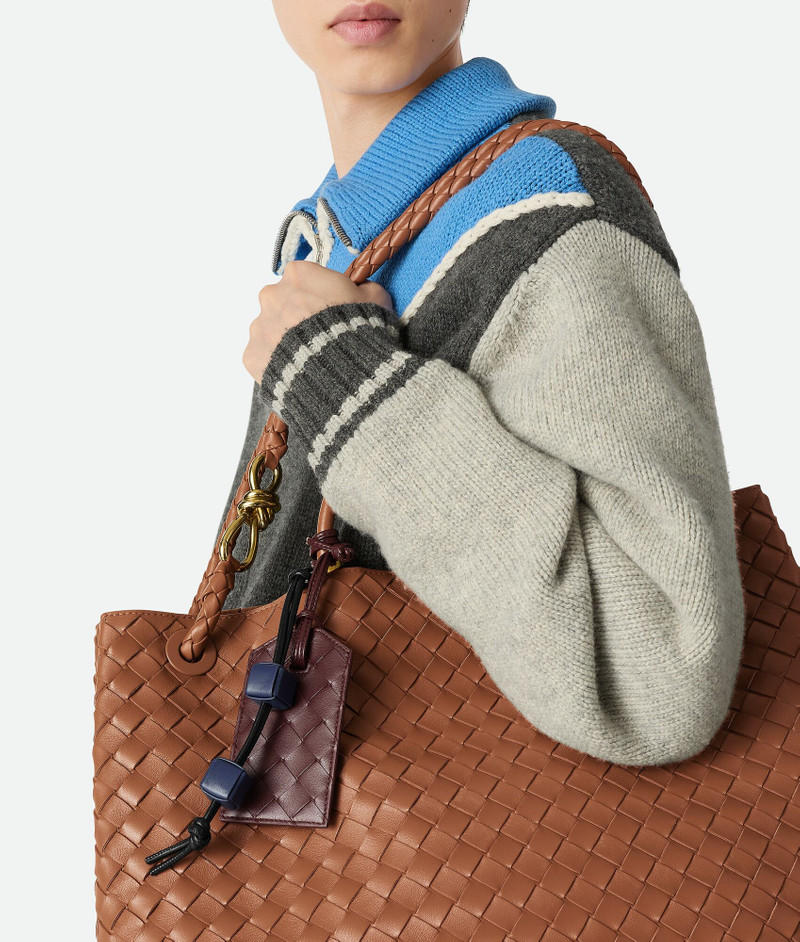 Bottega Veneta Intrecciato Tag Holder On Strap outlook
