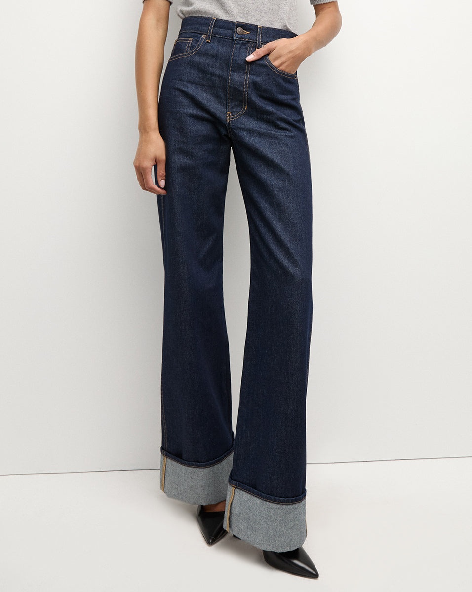 TAYLOR CUFFED WIDE-LEG JEAN - 3