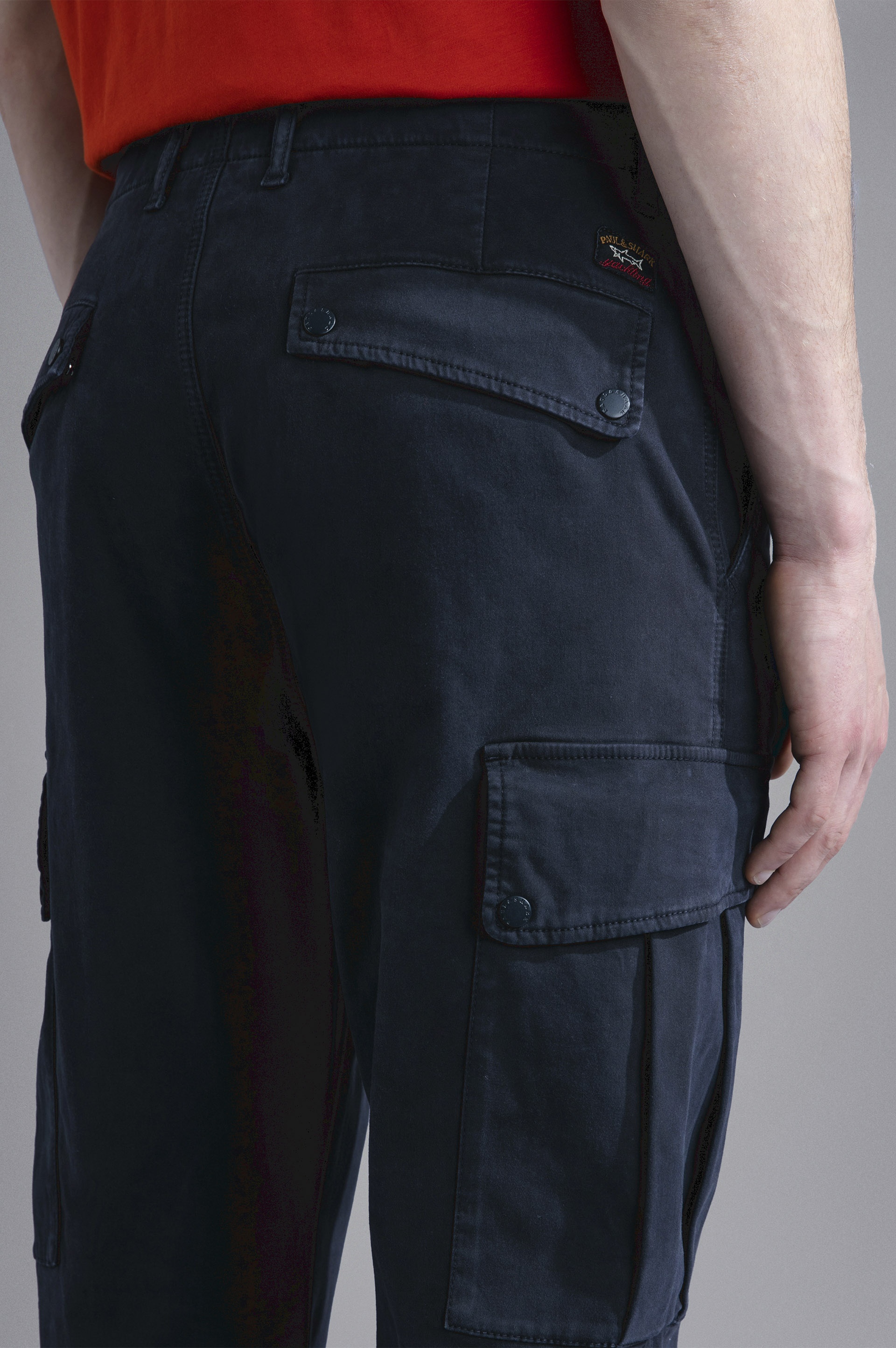 GARMENT DYED COMBAT CARGO TROUSERS - 4