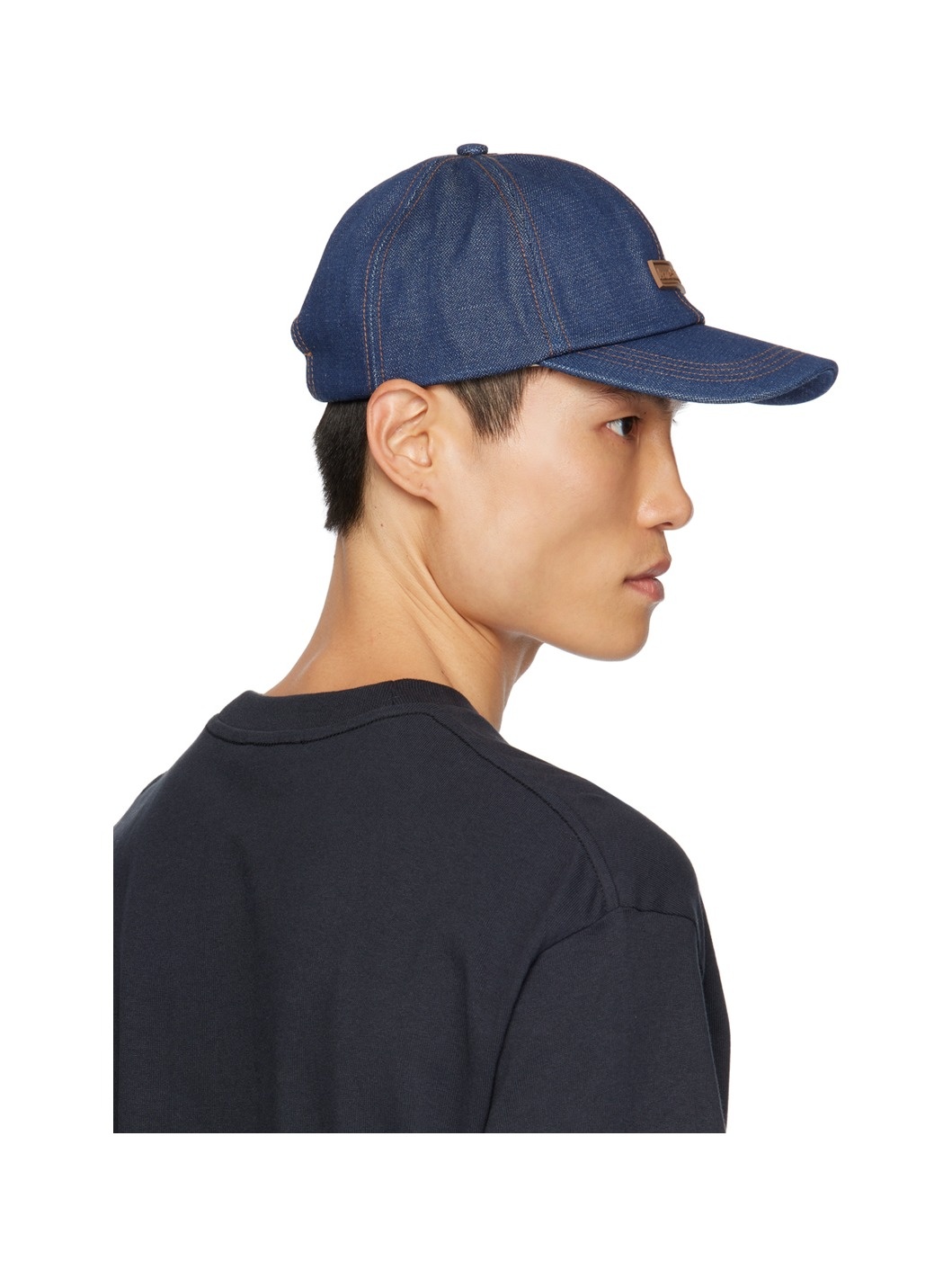 Indigo Patch Denim Cap - 3