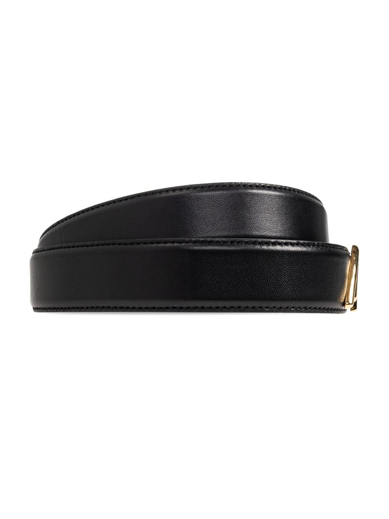Moschino signature leather belt outlook