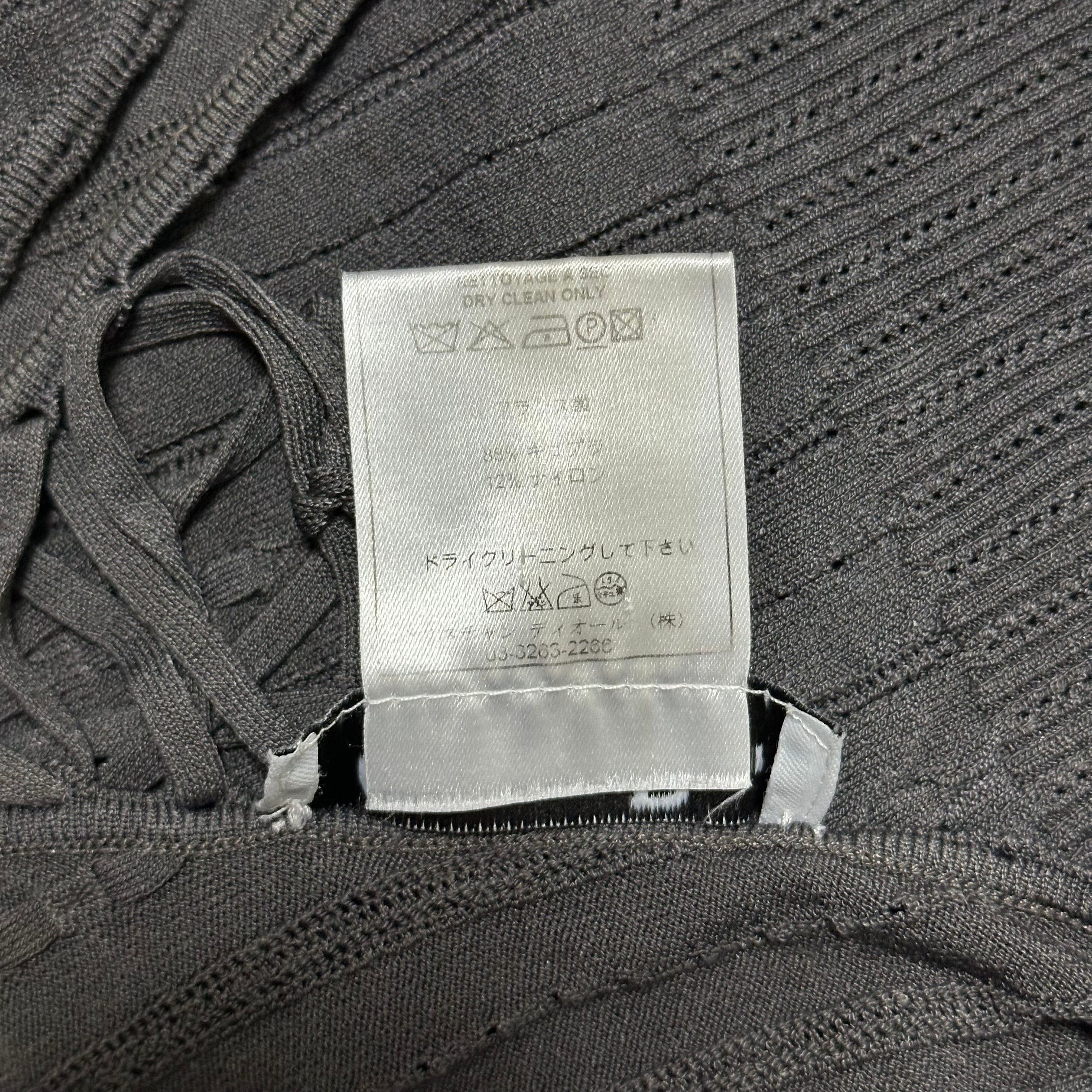CHRISTIAN DIOR Spring Summer 2004 Laced Up Knit Sleeveless Top - 6