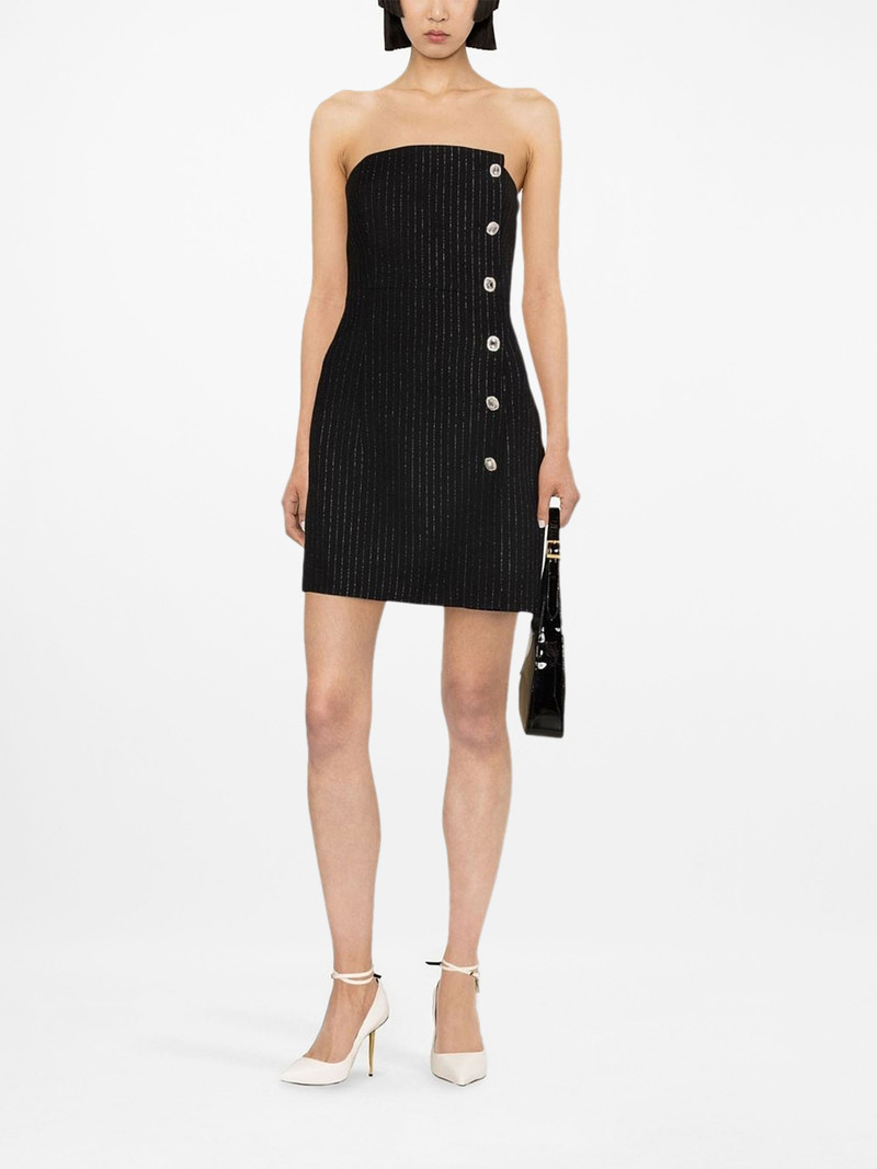 Alessandra Rich tailored strapless dress outlook