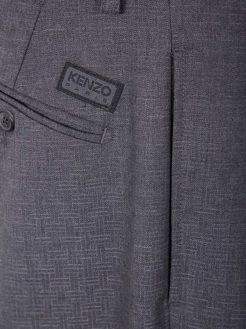 KENZO pleated wide-leg trousers outlook