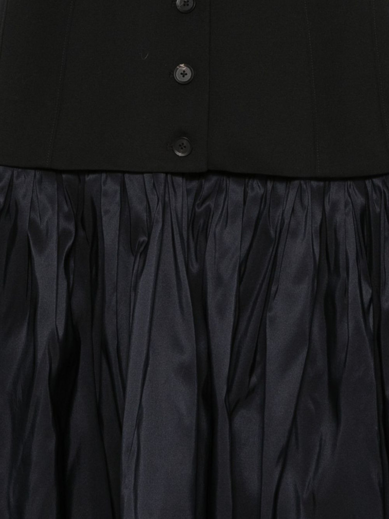 panelled button-up midi dress 3