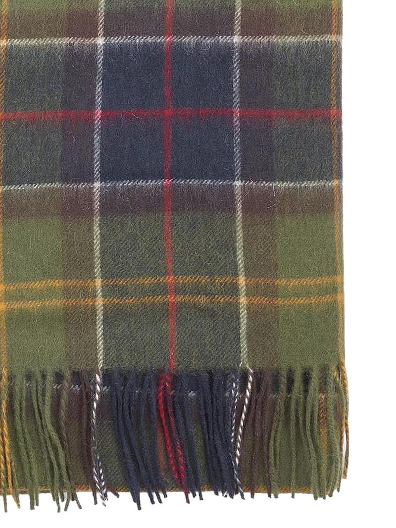 Barbour Braden tartan fringed scarf outlook