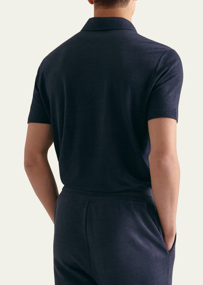 Loro Piana Men's Linen Jersey Dublon Polo Shirt outlook