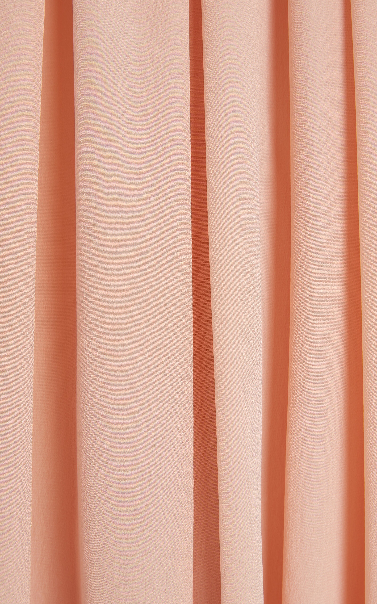 Draped Silk Chiffon Mini Dress nude - 3