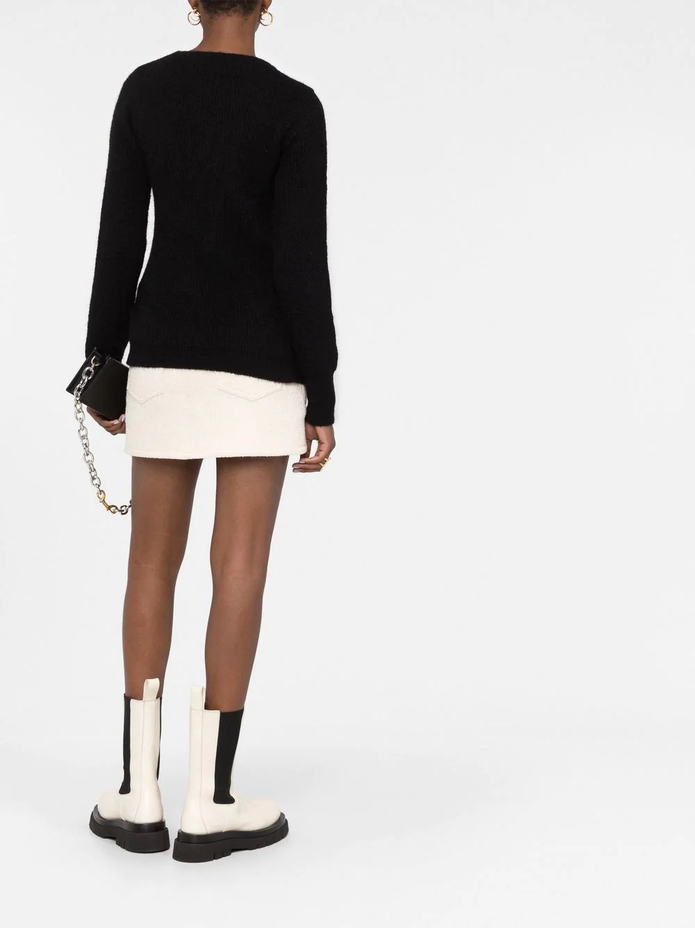 La Maille Pau asymmetric cardigan - 4