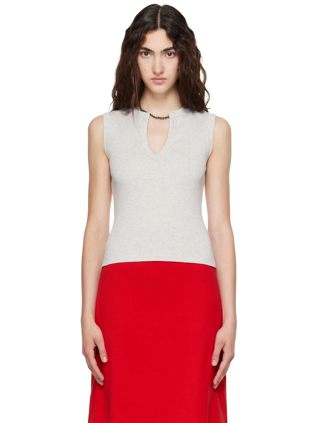 Gray Iman Tank Top - 1