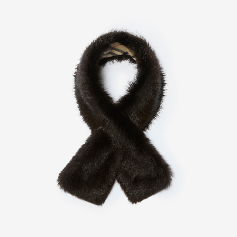 Reversible Shearling Scarf 1