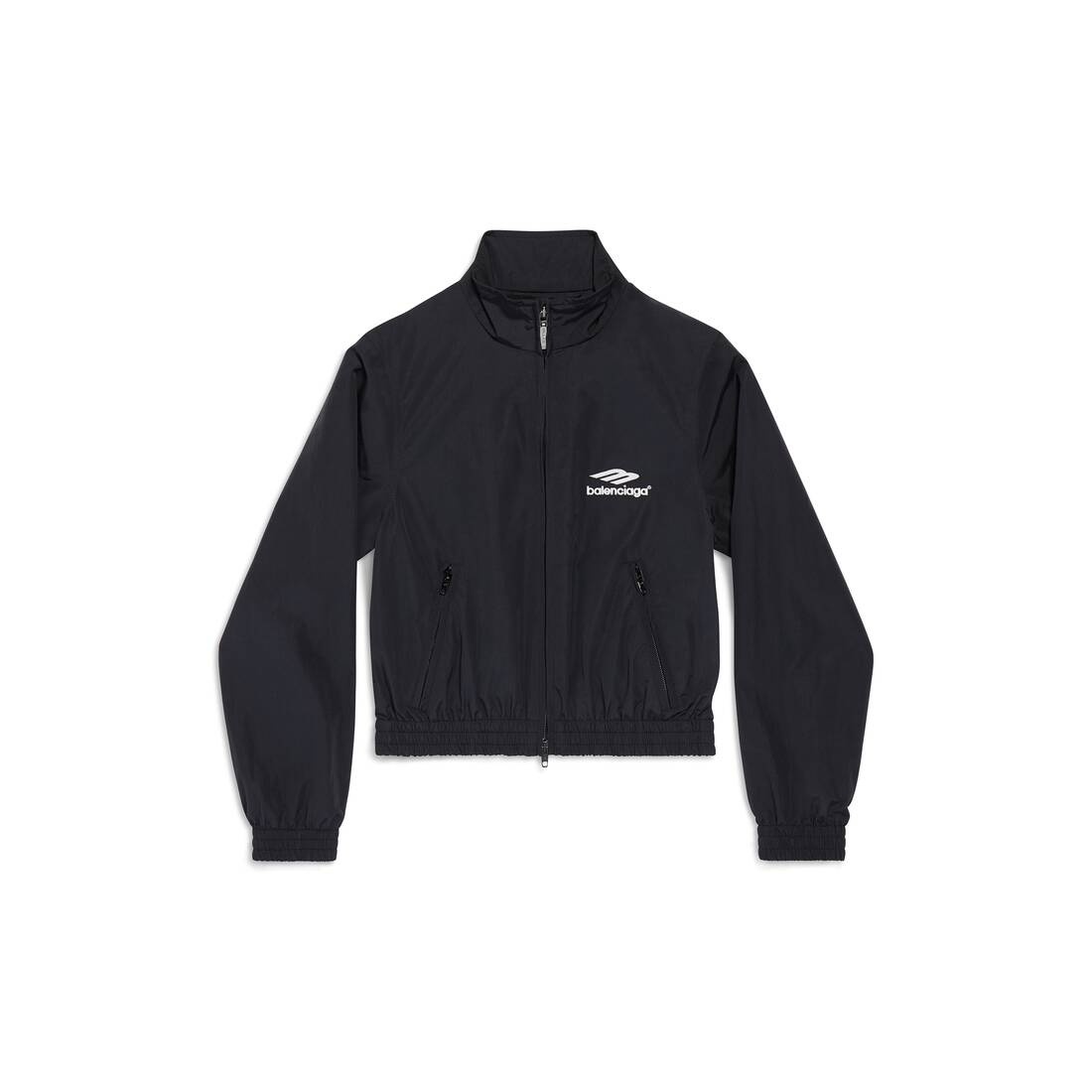 3b Sports Icon Fitted Tracksuit Jacket in Black - 1