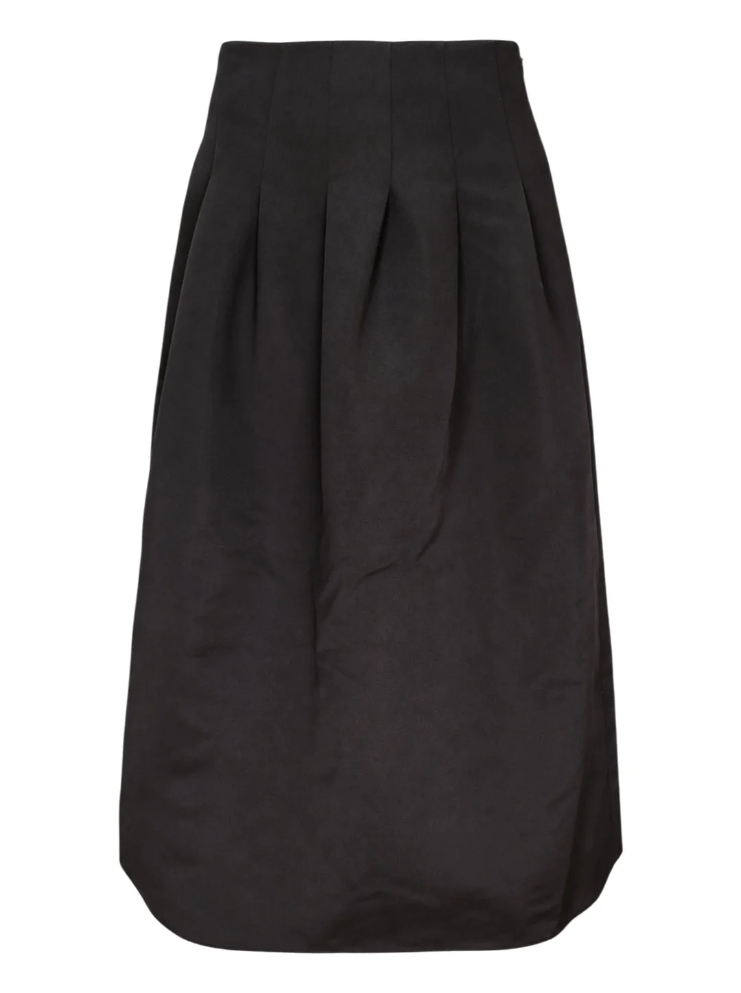 Satin Midi Skirt - 1