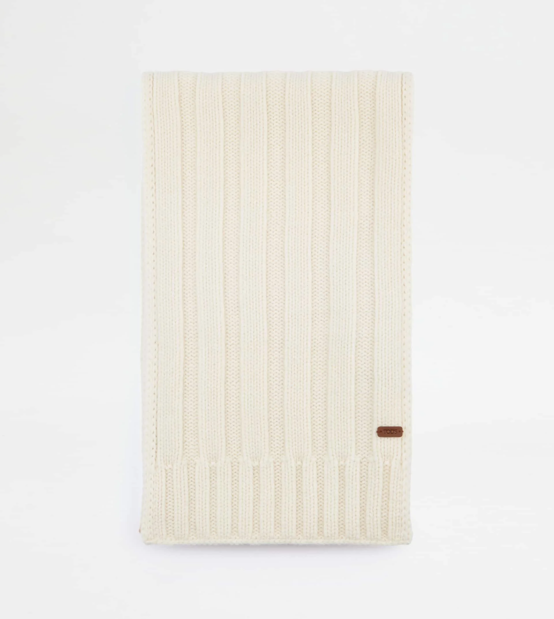 CASHMERE BLEND SCARF - GREY - 1